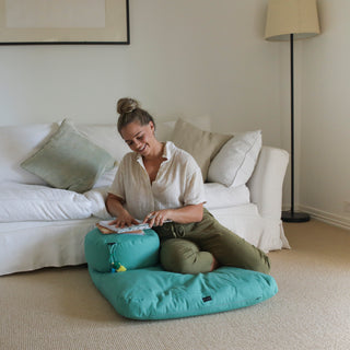 Zafu and Zabuton Cushions for meditation and yoga by NOLAVA DESIGNS