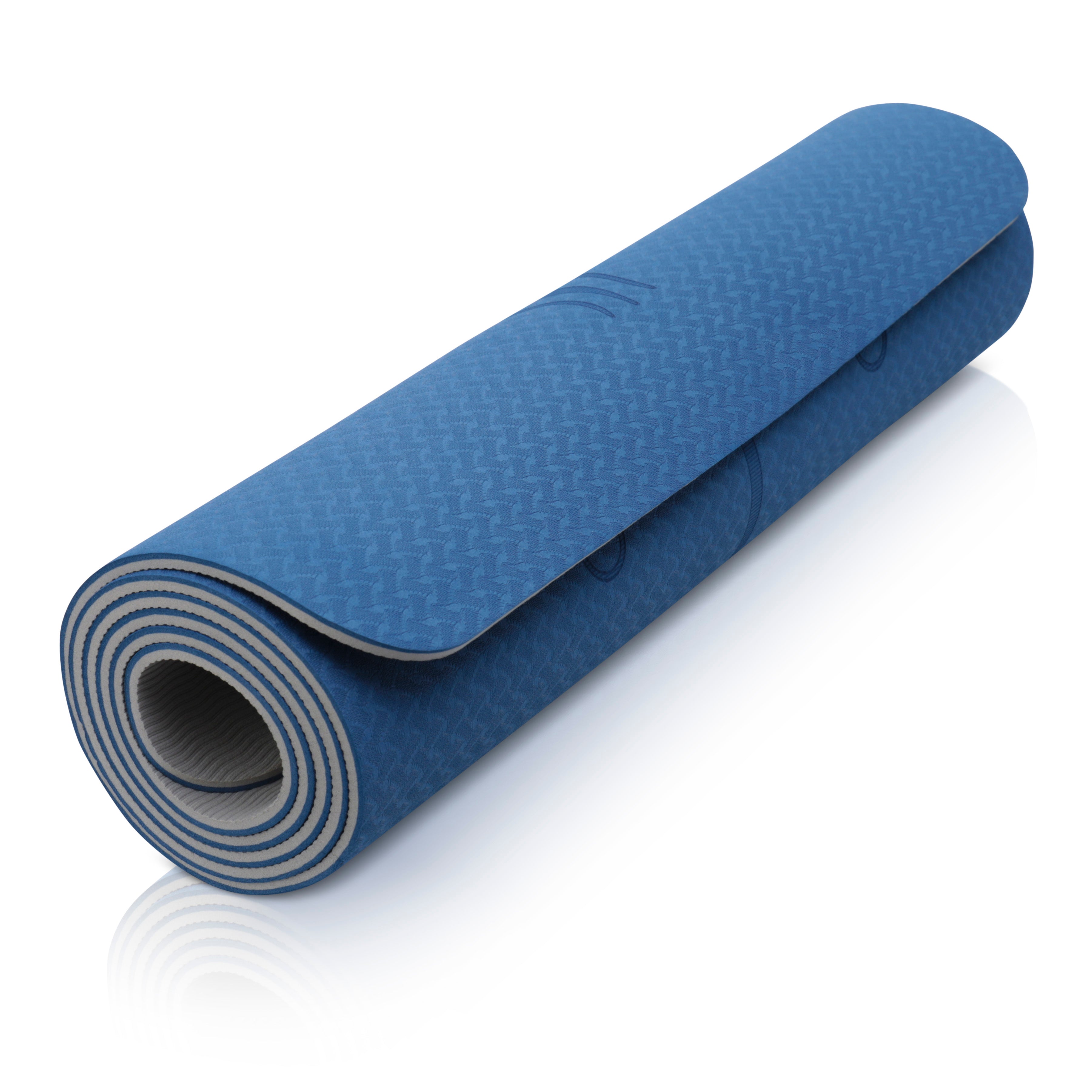 EDX by Endurance 4-Piece Marble Blue Yoga Kit 
